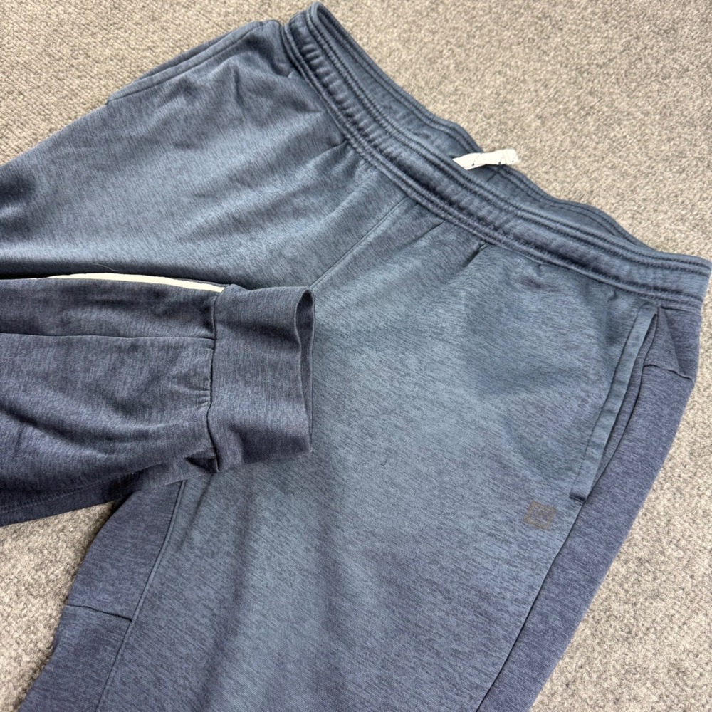 Layer 8 Joggers Large Blue Heathered Striped Active Sweatpants Mens